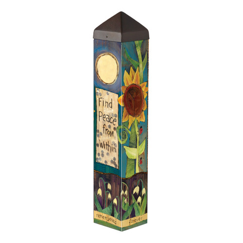Find Peace 20" Art Pole slide 