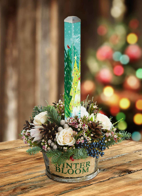 Christmas Trees 16" Mini Art Pole slide 