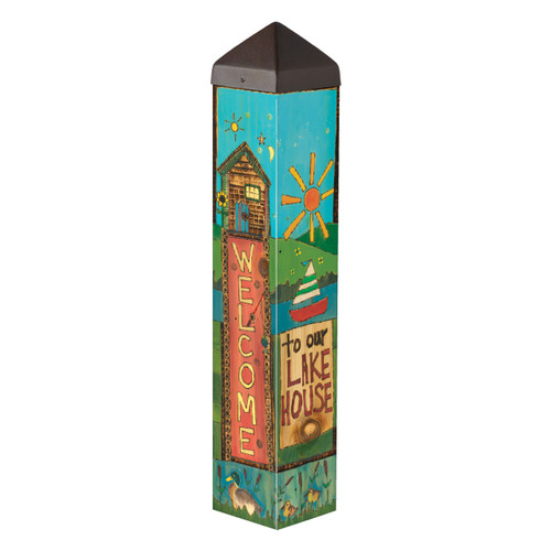 Live Love Lake 20" Art Pole slide 