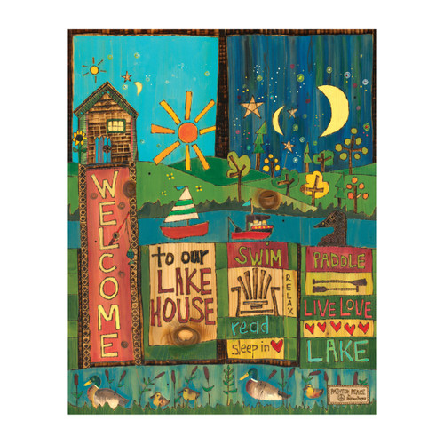 Live Love Lake 20" Art Pole slide 