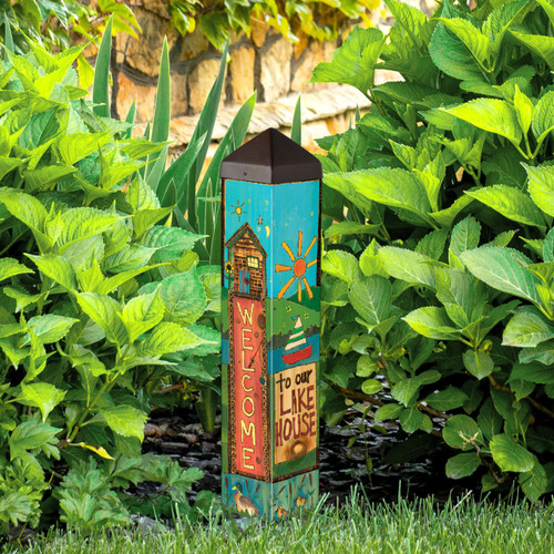 Live Love Lake 20" Art Pole slide 