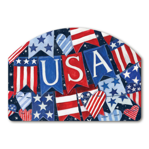 USA Banner Yard DeSign slide 