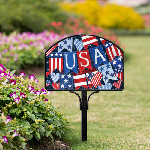 USA Banner Yard DeSign slide 