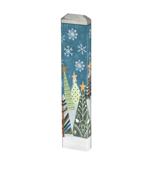All is Calm All is Bright 13" Mini Art Pole slide 
