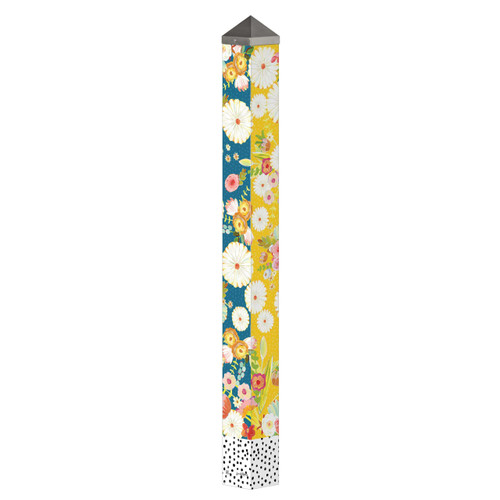 Positivity Blooms Blue 60" Art Pole slide 