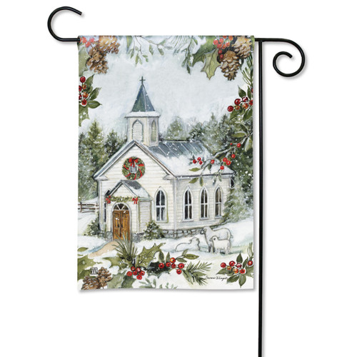 Christmas Service Garden Flag slide 