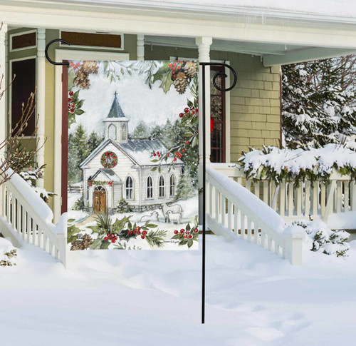 Christmas Service Garden Flag slide 