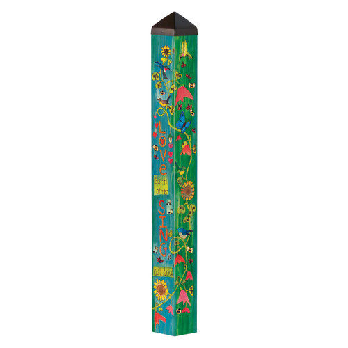Bird Tweets 40" Art Pole slide 