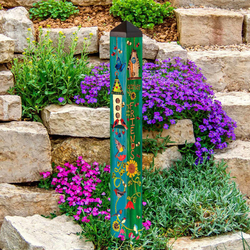 Bird Tweets 40" Art Pole slide 