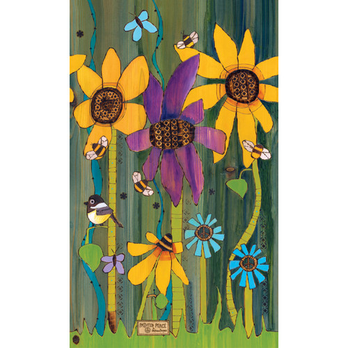 Peace Garden 10" Mini Art Pole slide 