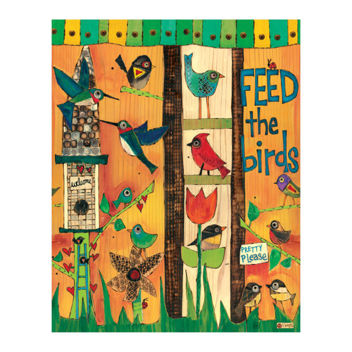 Feed the Birds 20" Art Pole slide 