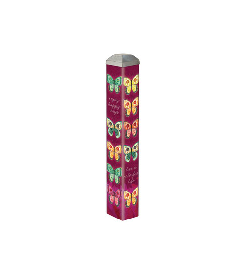 Bohemian Flutters 10" Mini Art Pole slide 