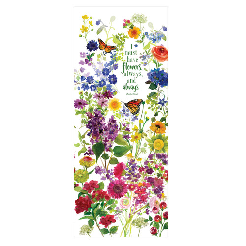 Watercolor Flowers 40" Art Pole slide 