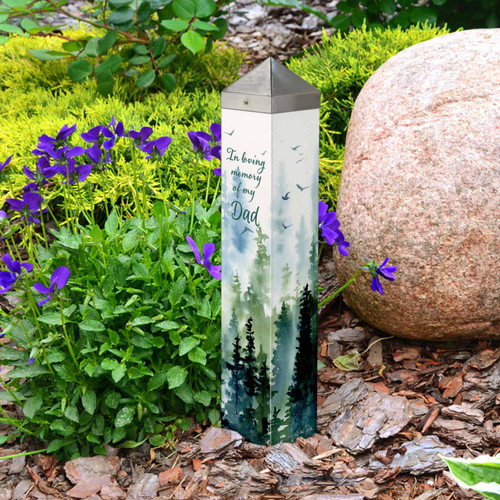 In Memory of Dad 20" Art Pole slide 
