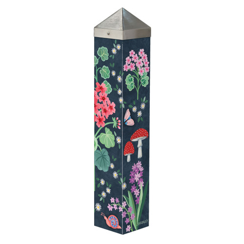 Geranium Welcome 20" Art Pole slide 
