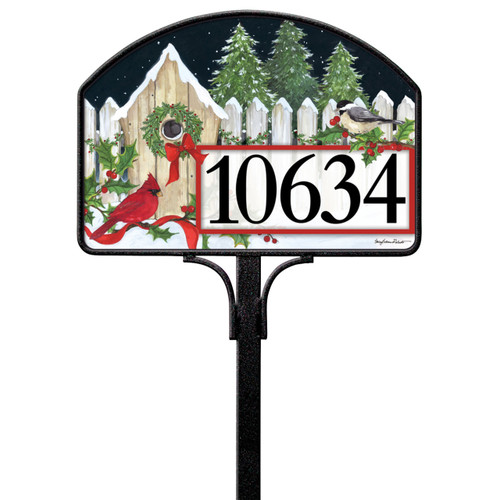 Christmas Cottage Yard DeSign slide 