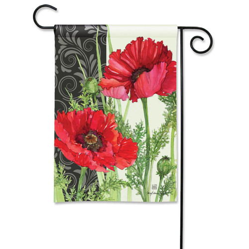 Regal Poppies Garden Flag slide 
