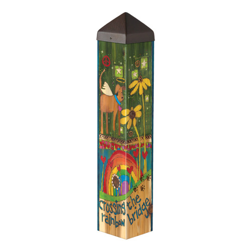 Rainbow Bridge Dog 20" Art Pole slide 