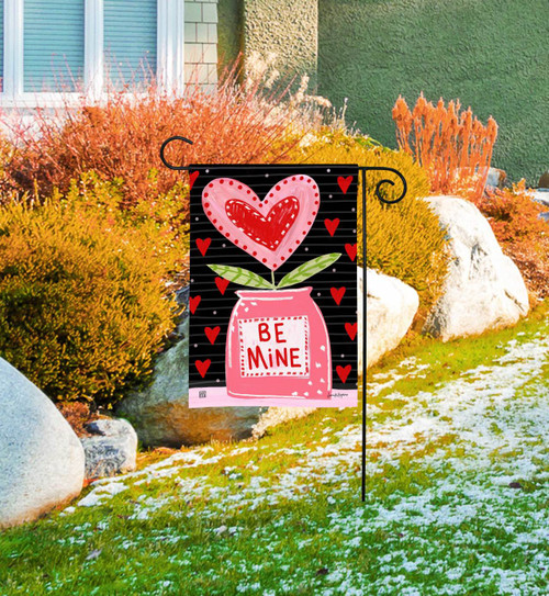 Be Mine Garden Flag slide 