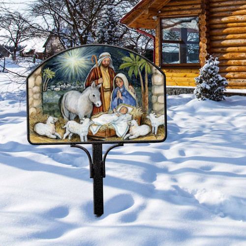 Silent Night Yard DeSign slide 