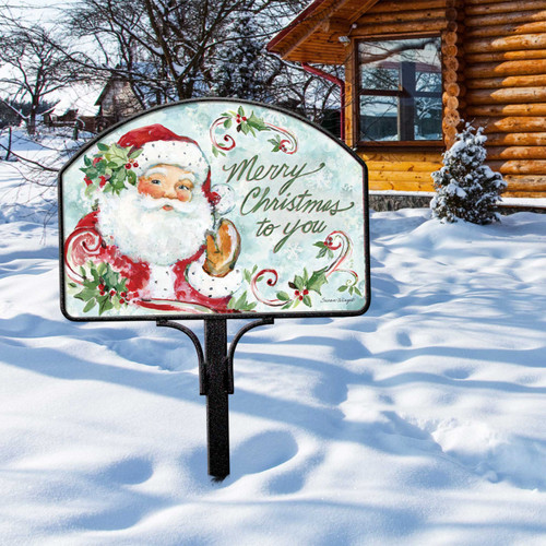 Merry Christmas Santa Yard DeSign slide 