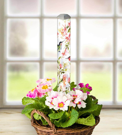 Hummingbird Haven 16" Mini Art Pole slide 