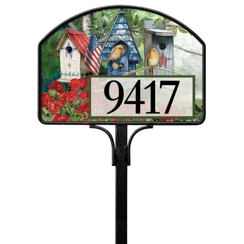 Nature Home Patriotic Yard DeSign slide 