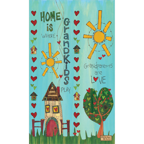 Grandparents are Love 13" Mini Art Pole slide 