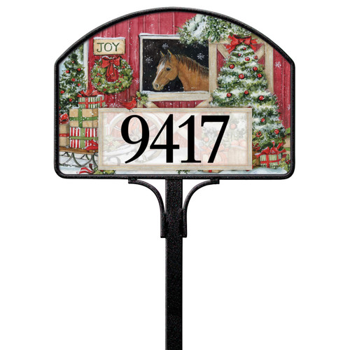 Horse for Christmas Yard DeSign slide 