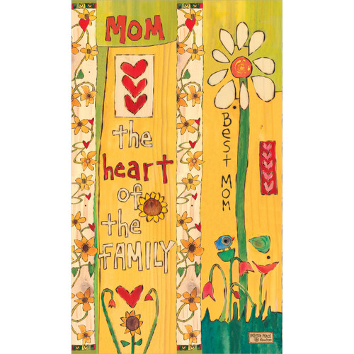 Heart of the Family 13" Mini Art Pole slide 