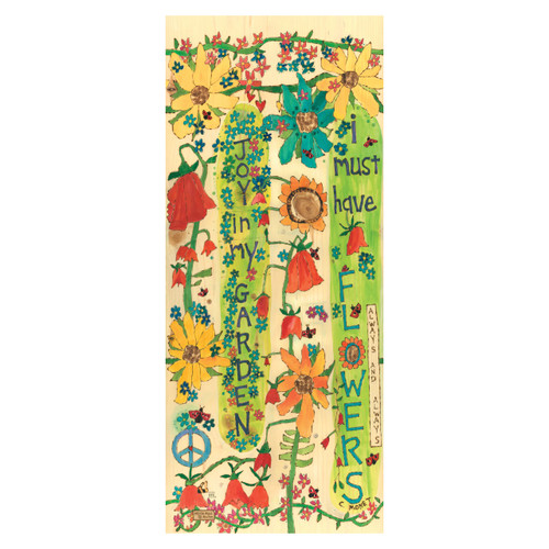 I Must Have Flowers 40" Art Pole slide 