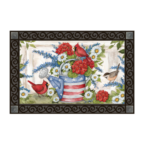 Stars and Stripes Watering Can MatMate slide 