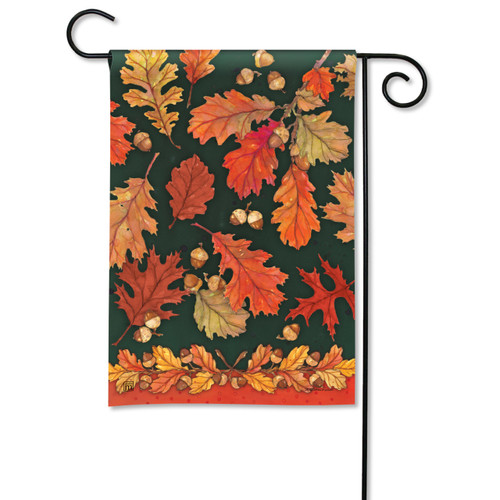 Autumn Acorns Garden Flag slide 
