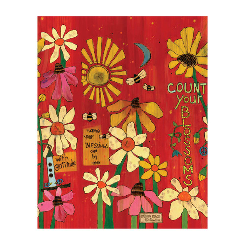 Count Your Blossoms 20" Art Pole slide 