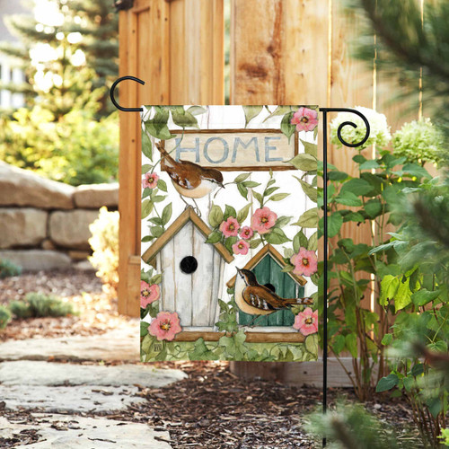 Birdhouses Garden Flag slide 