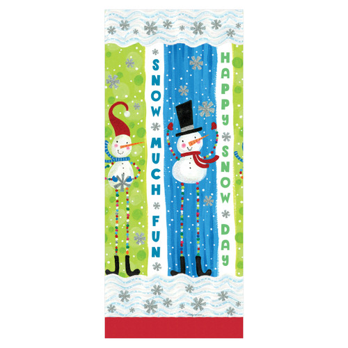 Pom Pom Snowman 40" Art Pole slide 