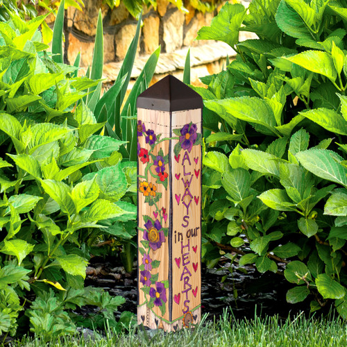 Our Hearts Remember 20" Art Pole slide 