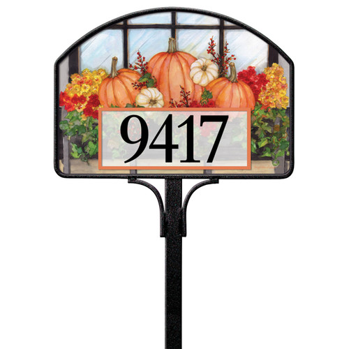 Autumn Window Yard DeSign slide 