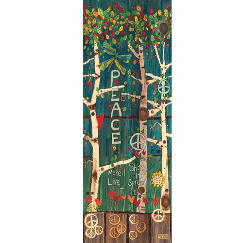 Peace Tree 60" Art Pole slide 