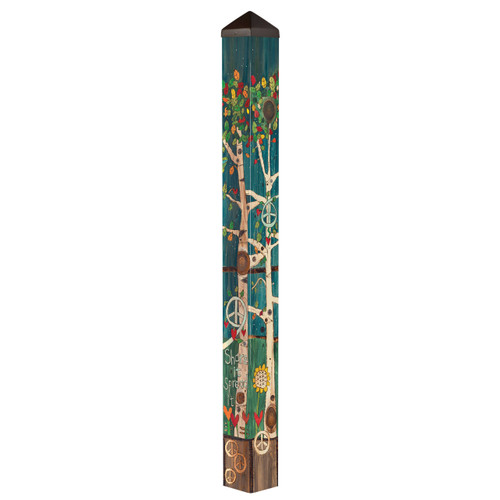 Peace Tree 60" Art Pole slide 