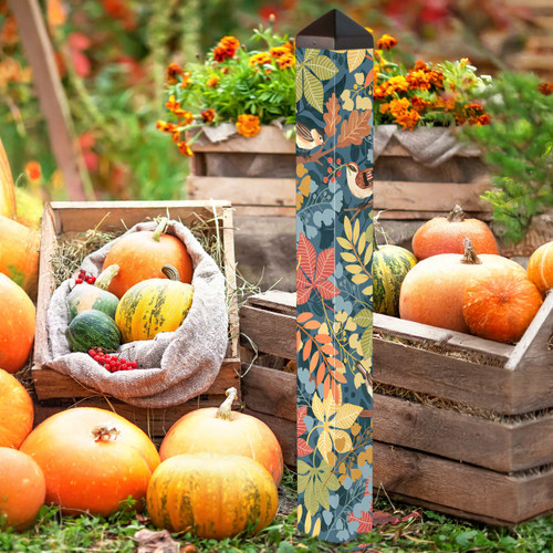 Fall Birds and Berries 40" Art Pole slide 