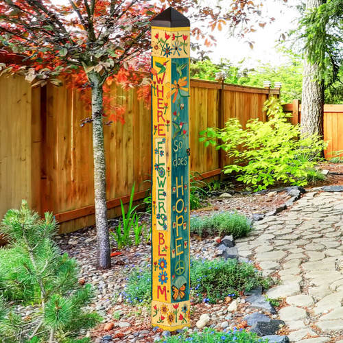 Where Flowers Bloom 60" Art Pole slide 