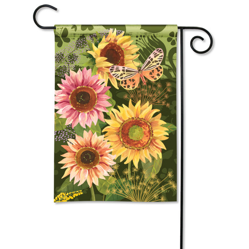 Sunflower Autumn Garden Flag slide 