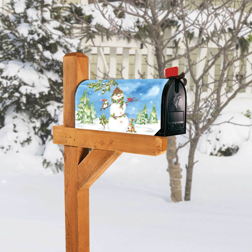 Pinecone Hat Snowman MailWrap slide 
