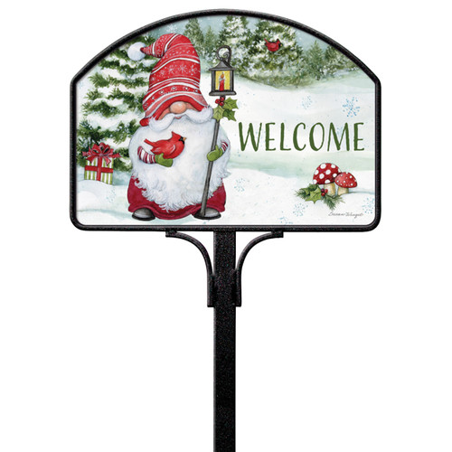 Christmas Gnome Yard DeSign slide 