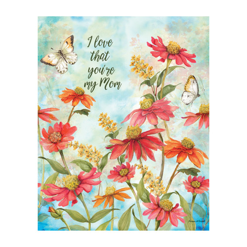Flowers for Mom 20" Art Pole slide 