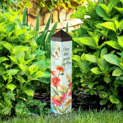 Flowers for Mom 20" Art Pole slide 