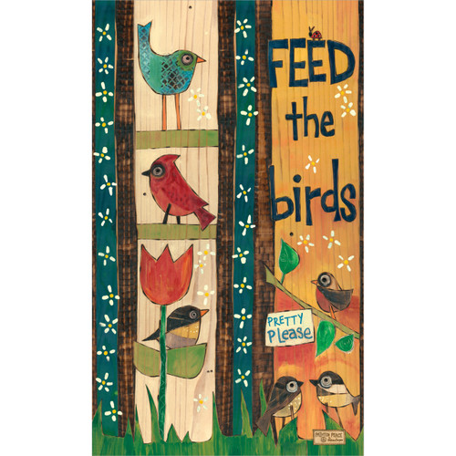 Bird Friends 13" Mini Art Pole slide 
