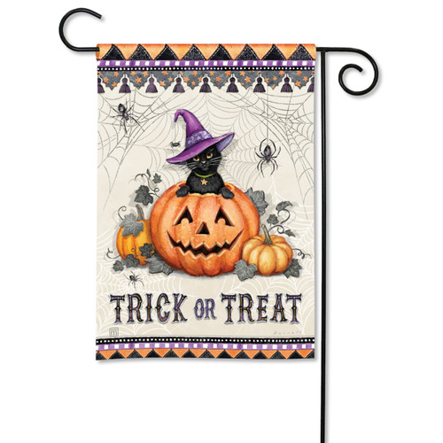 Black Cat Magic Garden Flag slide 