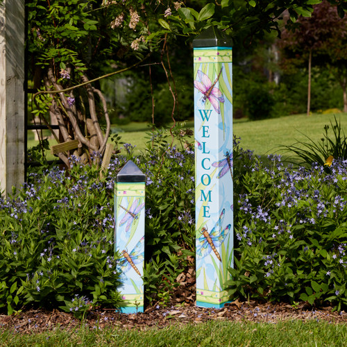 Dragonfly Days 40" Art Pole slide 